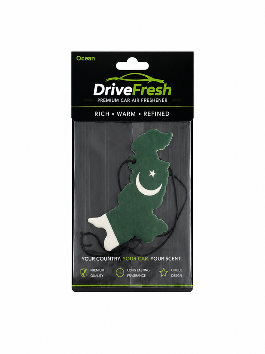 DriveFresh Pakistan Flag Air Freshener Free Shipping